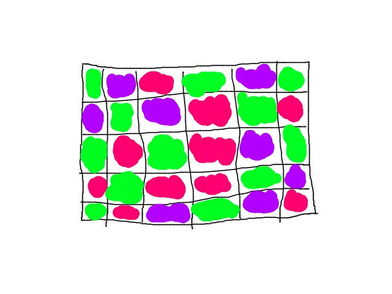 Pixels with random values